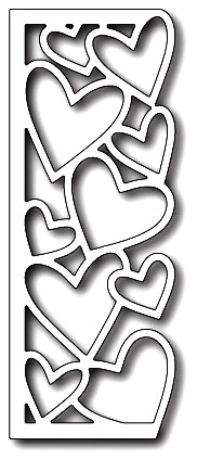 Memorybox Stanzform Herzen / Oodles of Hearts Panel 99682