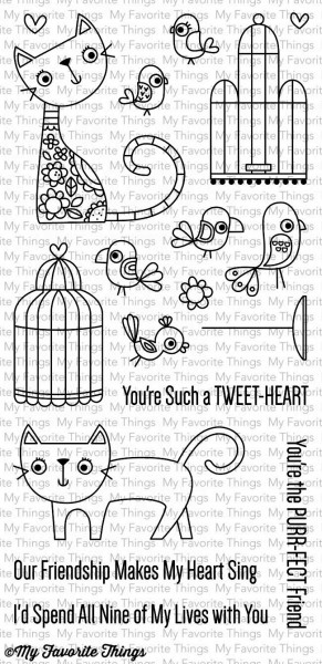 My Favorite Things Clear Stamps Purr-fect Friends CS-158 disc.