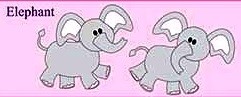 Nellie Stanzform Baby Elefant / Baby Build-Up Elephant SDL031