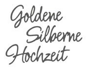 Rayher Stanzform ' golden silberne Hochzeit ' 60-581-000