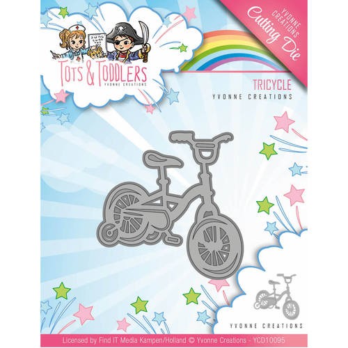 Yvonne Creations Stanzform Dreirad / Tricycle YCD10095