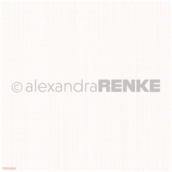 Alexandra Renke Designpapier ' Gitter hellrose ' 10.0534