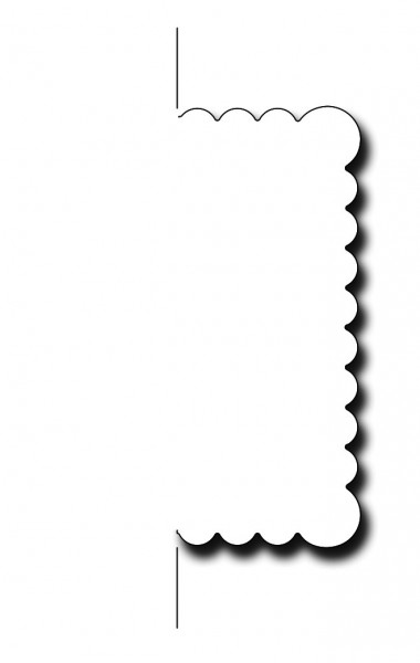 Frantic Stampers Stanzform Flip / Swing Card Scalloped Square FRA-DIE-10110