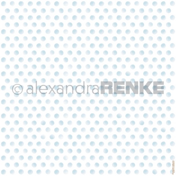 Alexandra Renke Designpapier ' Punkte Blau ' 10.0489