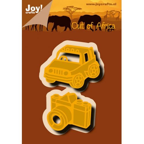 Joycrafts Stanz-u. Prägeform Jeep u. Kamera 6002/0637
