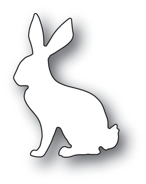 Poppystamps Stanzform Hase / Serene Rabbit 1770