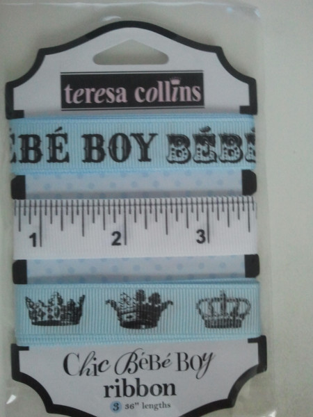 Teresa Collins Bänder-Set Chic BeBe Boy Ribbons BB1014