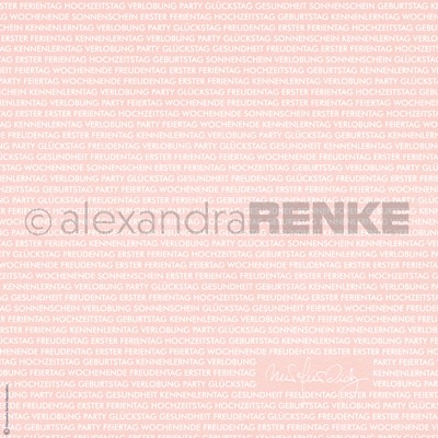 Alexandra Renke Designpapier ' Typo nur für Dich ' 10.0204