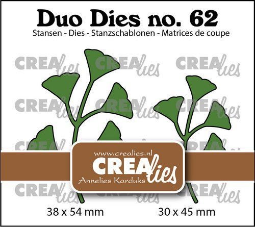 Crealies Duo Dies Stanzform Blätter Nr. 14 / Leaves Nr. 14 CLDD62