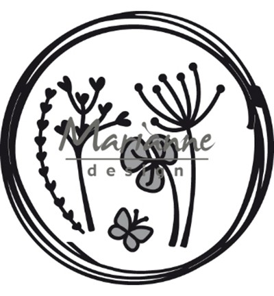 Marianne D Craftables Doodle Circle CR1468