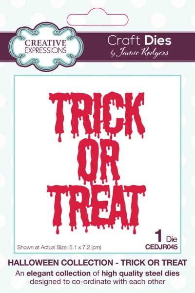Creative Expressions Halloween Collection - TRICK OR TREAT CEDJR045