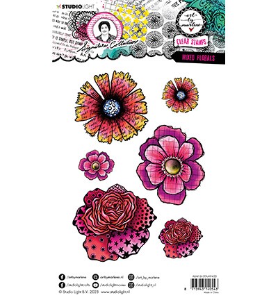 Studio Light Clearstempel MIXED FLORALS Signature Collection Nr. 405 ABM-SI-STAMP405