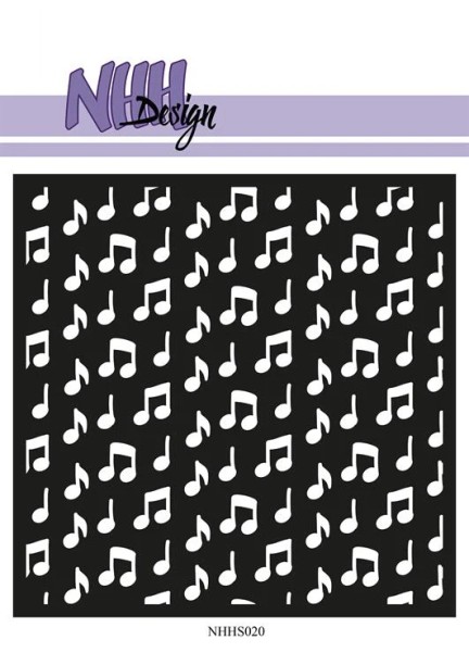 NHH Design Stencil MUSIC NHHS020