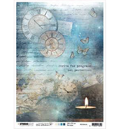 Studio Light Rice Paper Sheet A 4 Jenine's Mindful Art 4.0 Nr. 24 RICEJMA24