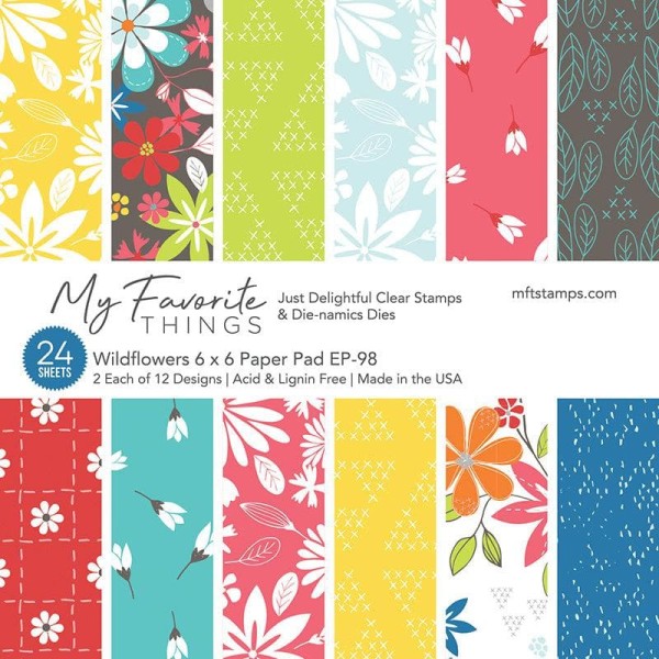 My Favorite Things Paper Pad 6 " x 6 WILDFLOWERS EP-98