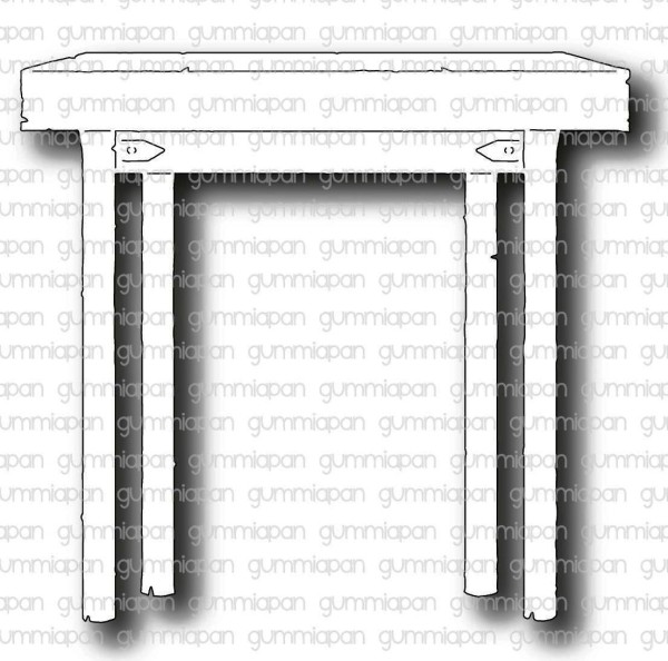 Gummiapan Stanzform schmaler Tisch / Smalt Bord D230642