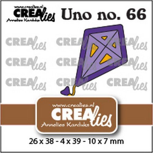 Crealies Stanzform Drachen klein Nr. 66 / Kite small CLUno66