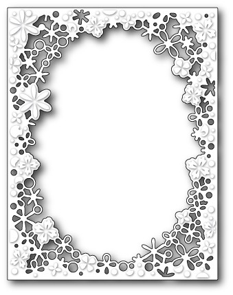 Memorybox Stanzform Blumen-Rahmen / Delicate Flower Frame 99438