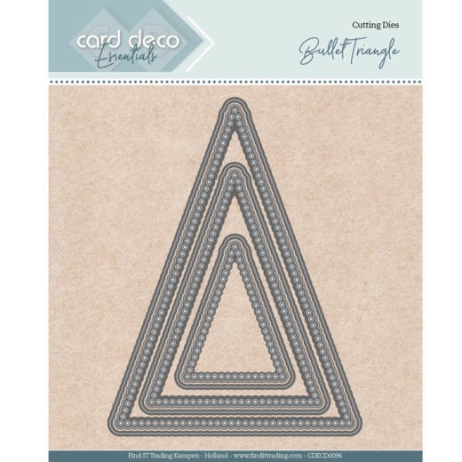 Card Deco Stanzform Nesting Dies Bullet TRIANGLE CDECD0096