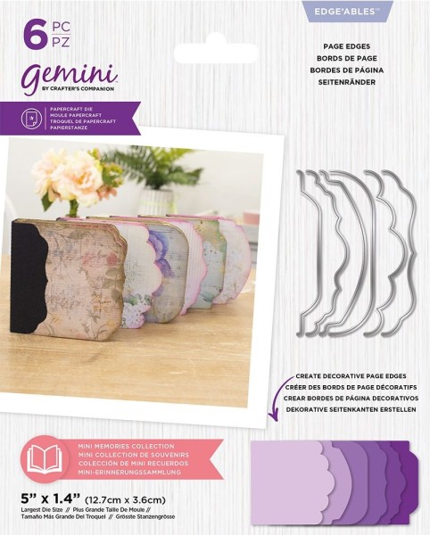 Crafter's Companion Gemini Stanzform Edgeable PAGE EDGES GEM-MD-EDG-MM-PAGE