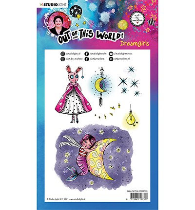 Studio Light Clearstempel-Set A5 OUT OF THIS WORLD Dreamgirls Nr.70 ABM-OOTW-STAMP70