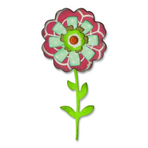 Sizzix Thinlits Blume / Flower Layers & Stem 660325