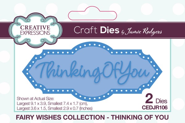Creative Expressions Fairy Wishes Collection - THINKING OF YOU CEDJR106