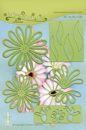 Leane Creatief Stanz-u. Prägeform Blume Nr. 9 45.1550 ( hell-grün )