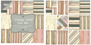 Joy!Crafts Papierblock Vintage Wood 30,5 cm x 30,5 cm 6011/0702