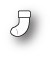 Poppystamps Stanzform Mini-Socken / Tiny Sock 1642