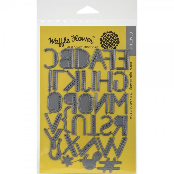 Waffle Flower Crafts Stanzform Alphabet / Alpha WF310037