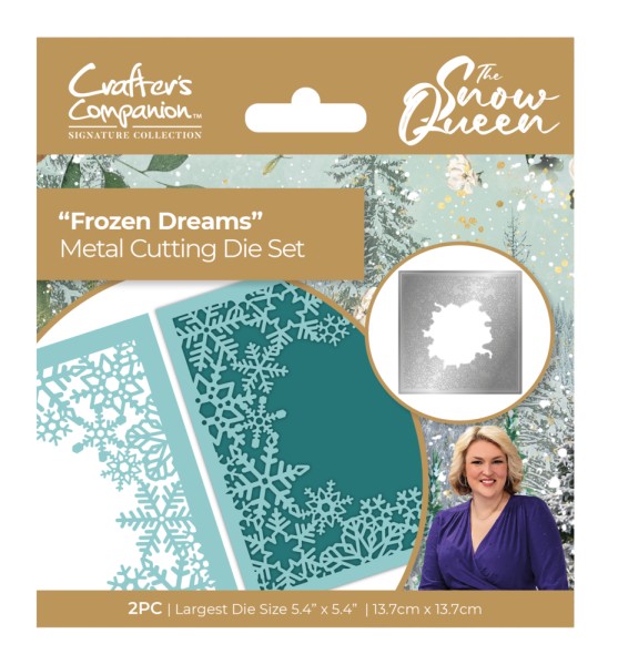 Crafter' s Compannion Sara Signature The Snow Queen Metal Die Frozen Dreams S-SQ-MD-FRDR