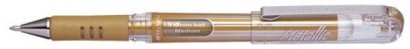 Pentel Stift GOLD Hybrid Metallic Sparkling Pigment Gel Ink 1,0