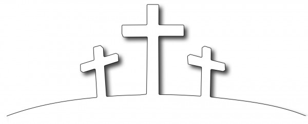 Frantic Stamper Stanzform Kreuze auf dem Berge / Crosses On The Hill Edger FRA-DIE-09381