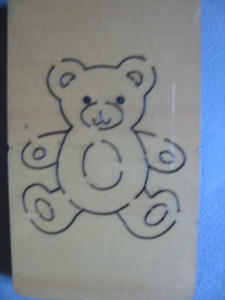 Teddybär # 2 / teddy bear # 2 C-F195 7 cm