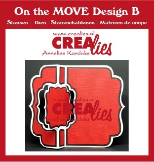 Crealies Stanzform On The Move Design No. 2 Design B Swing CLMOVE02