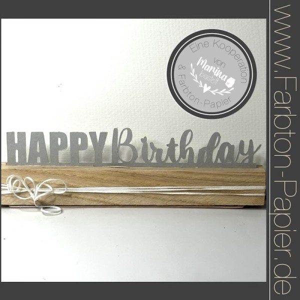 Farbton Stanzform ' Happy Birthday ' D-PP-3D0079