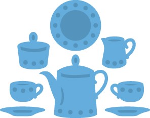 Marianne D Creatables Tee-Geschirr / Tea For Two LR0315