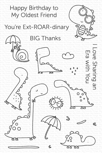 My Favorite Things Clearstempel You're Ext-ROAR-dinary CS-662