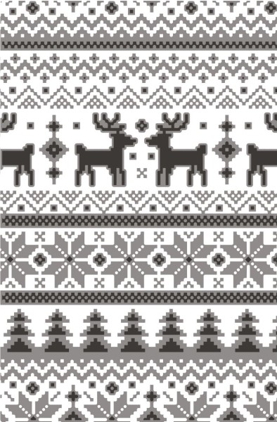 Sizzix Multi-Level Texture Fades Embossing Folder HOLIDAY KNIT by Tim Holtz 666340