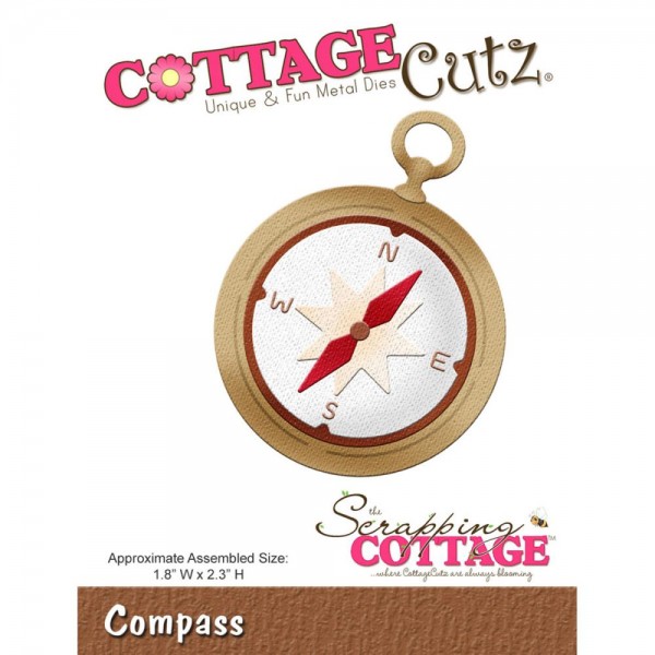 CottageCutz Stanzform Kompass / Compass CC-110