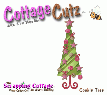 CottageCutz Stanzform Plätzchen-Baum / cookie tree SC CC4x4-125