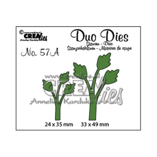 Crealies Duo Dies Stanzform Blätter 11 / Leaves 11 Mirror Image CLDD57A