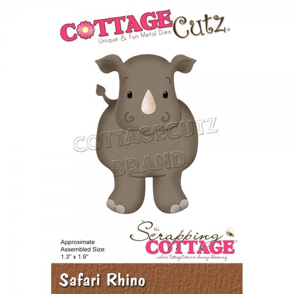 CottageCutz Stanzform Nashorn / Safari Rhino CC-849