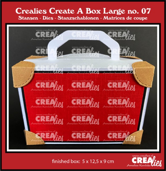 Crealies Stanzform Create A Box LARGE Nr. 7 Koffer CCABL07