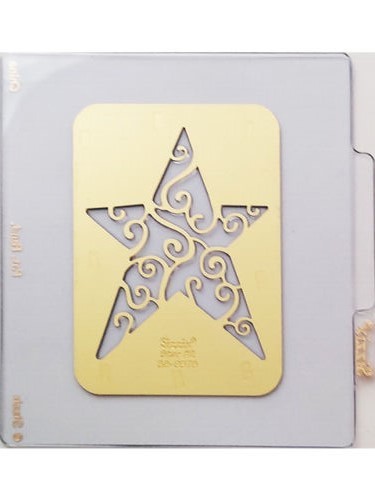 Sizzix Simple Impressions Embossing Stern # 2 / Star # 2 38-9578