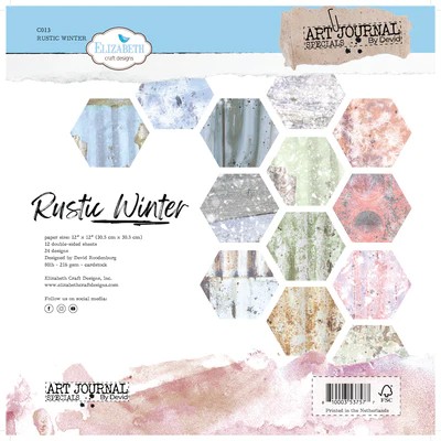 Elizabeth Craft Scrapbook-Papierblock RUSTIC WINTER C013