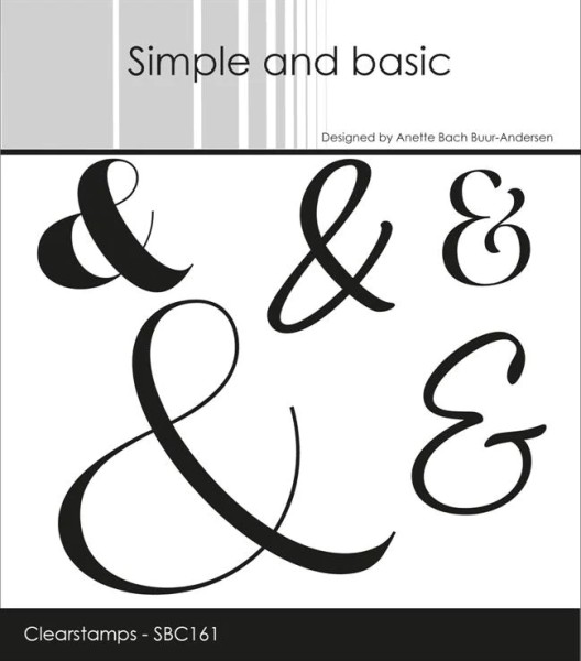 Simple and Basic Clearstempel ' Ampersand ' SBC161