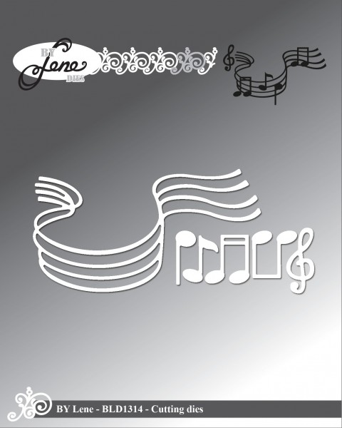 Lene Stanzform Musiknoten / Nodes BLD1314