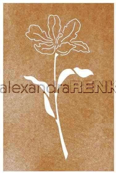 Alexandra Renke Stanzform ' Negativ-Blume 5 ' D-AR-FL0303